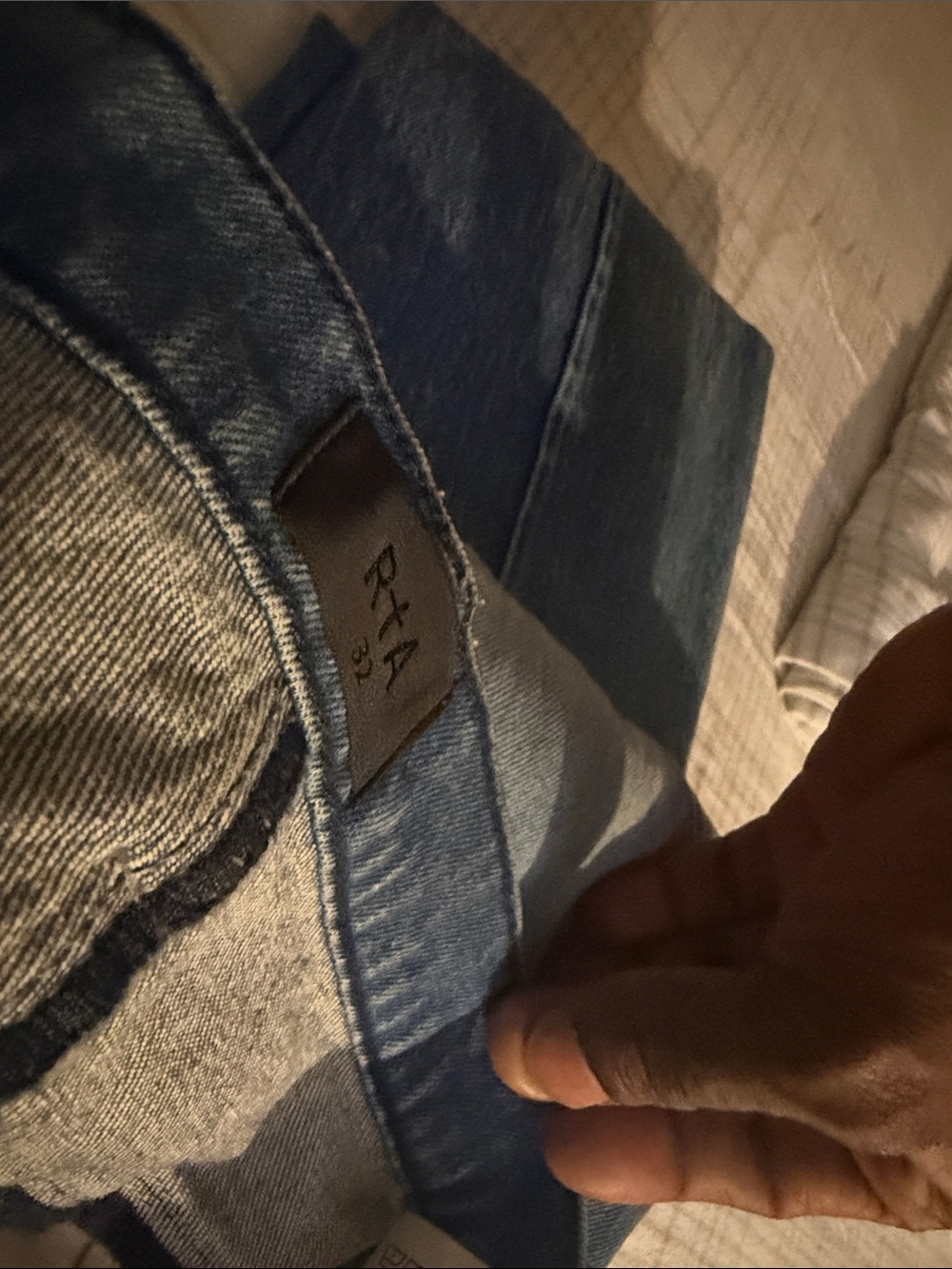 RtA Men’s Medium Blue Slim Straight Jeans
